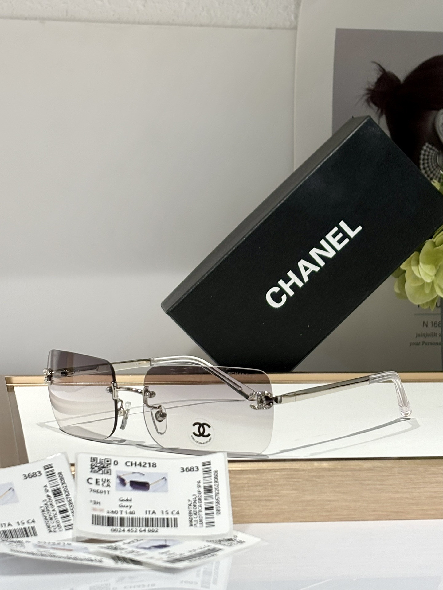 Ch**el Glasses CH4218 60-19-14