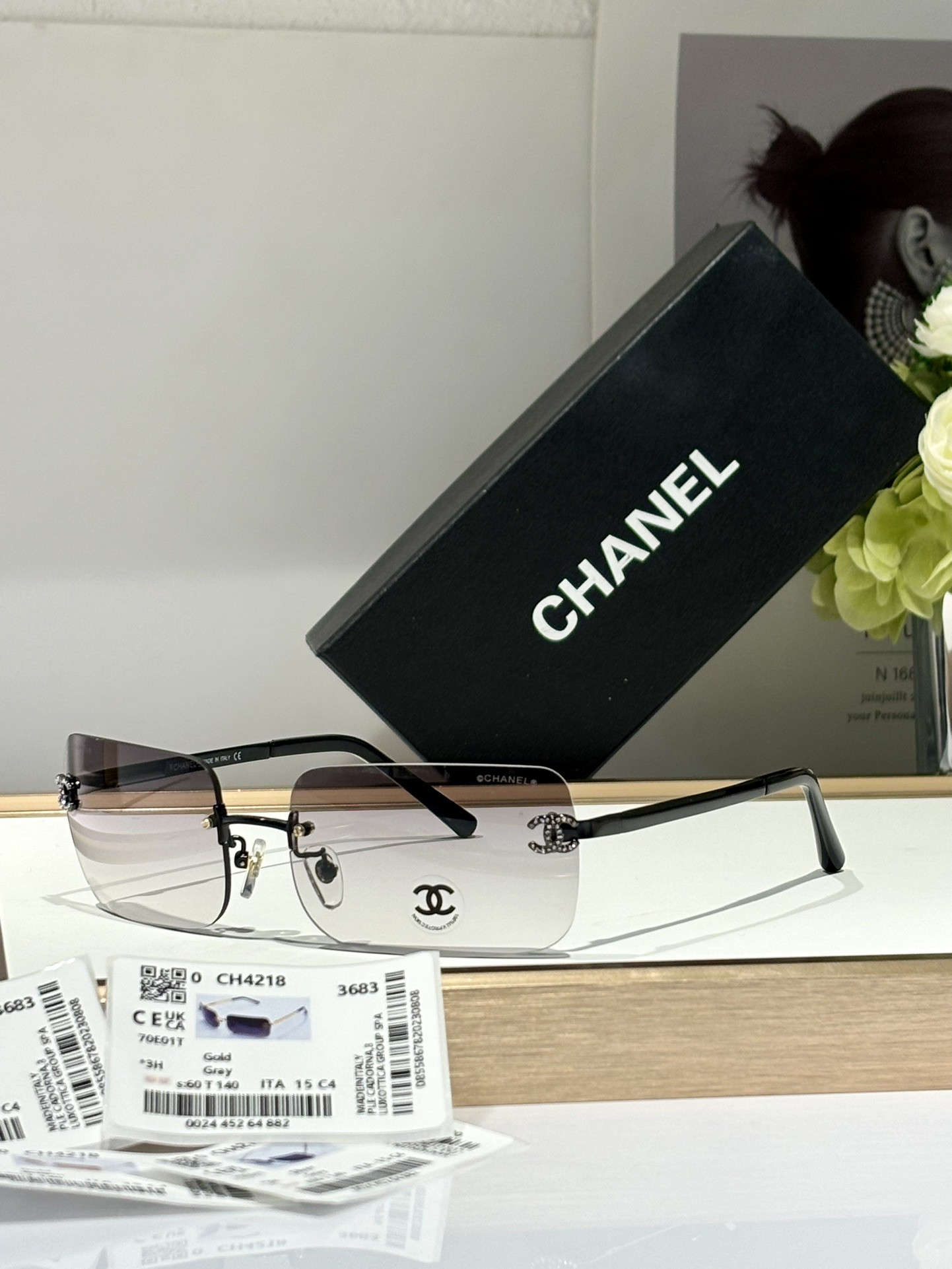 Ch**el Glasses CH4218 60-19-14