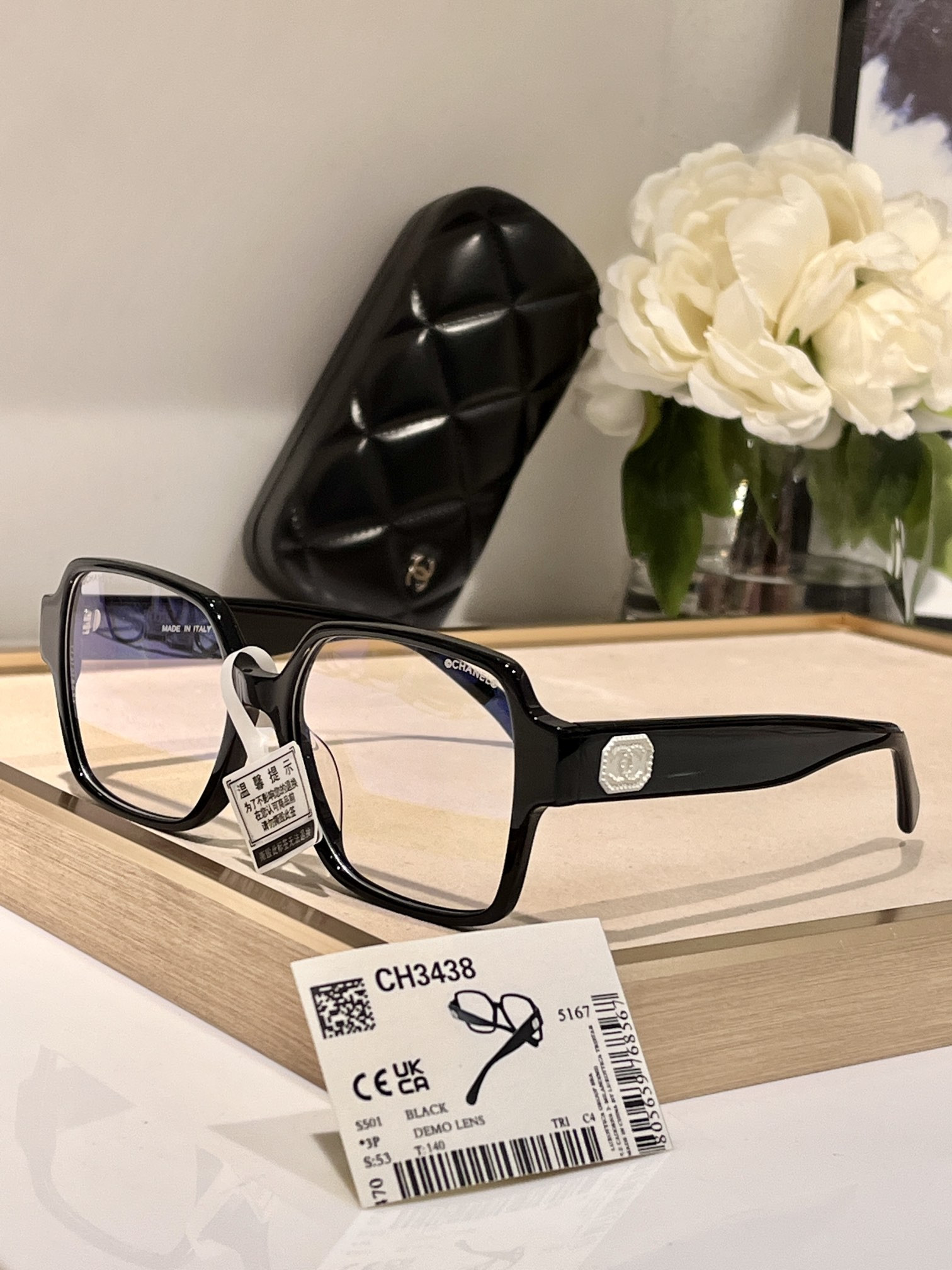 Ch**el Glasses CH3438 56-17-145