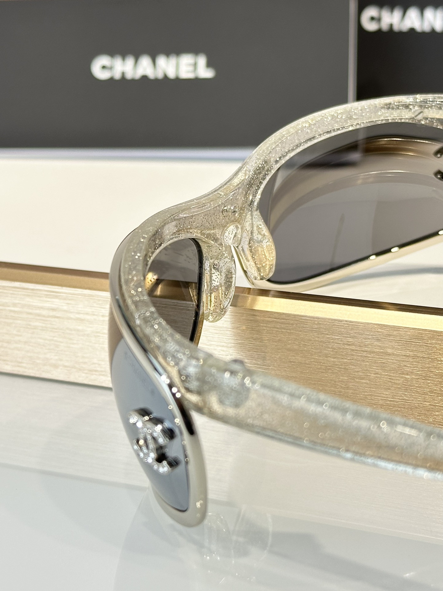 Ch**el Glasses coco neige 71557