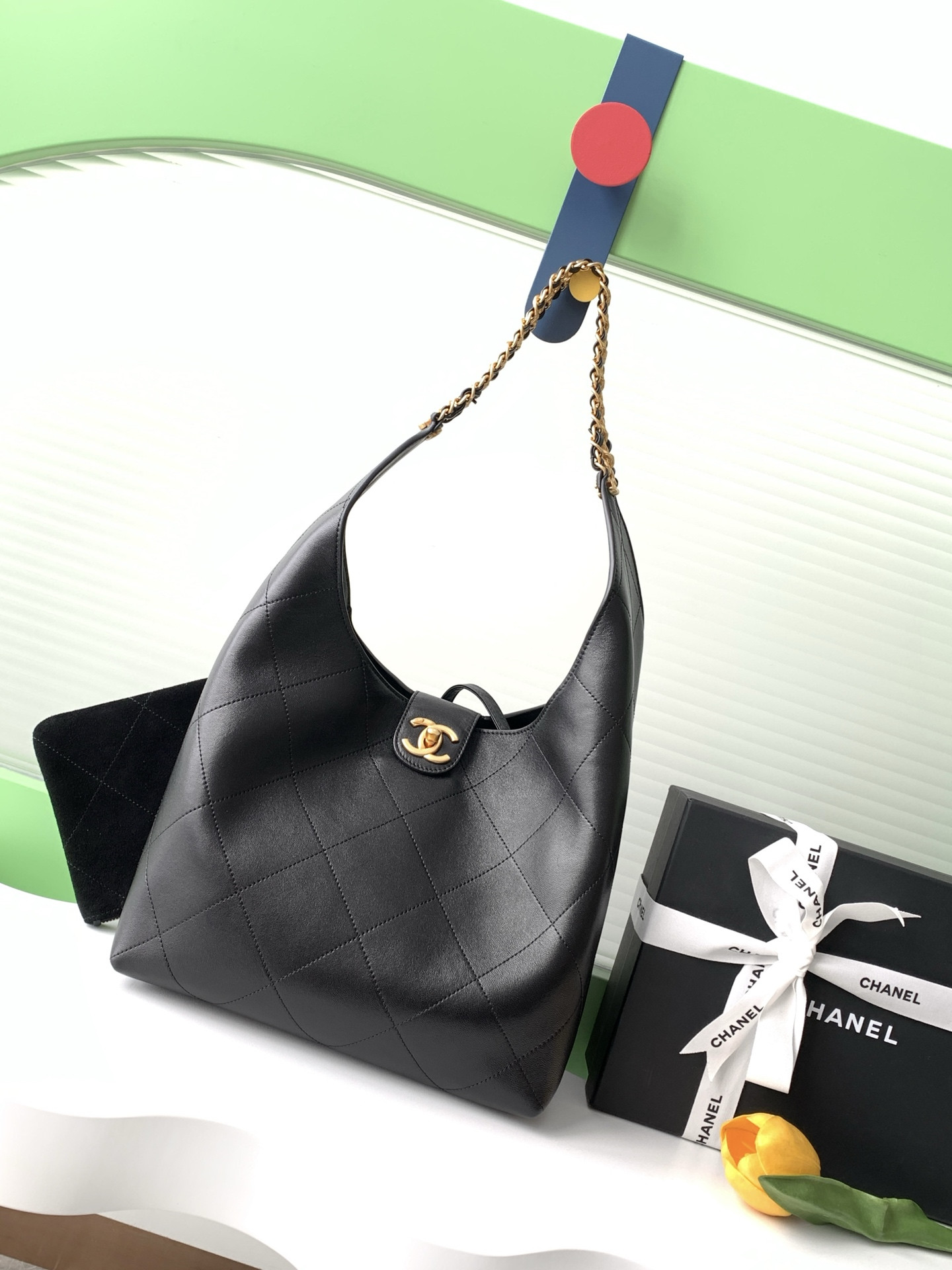 Ch**el Large Hobo Bag AS5410 35x30x14cm