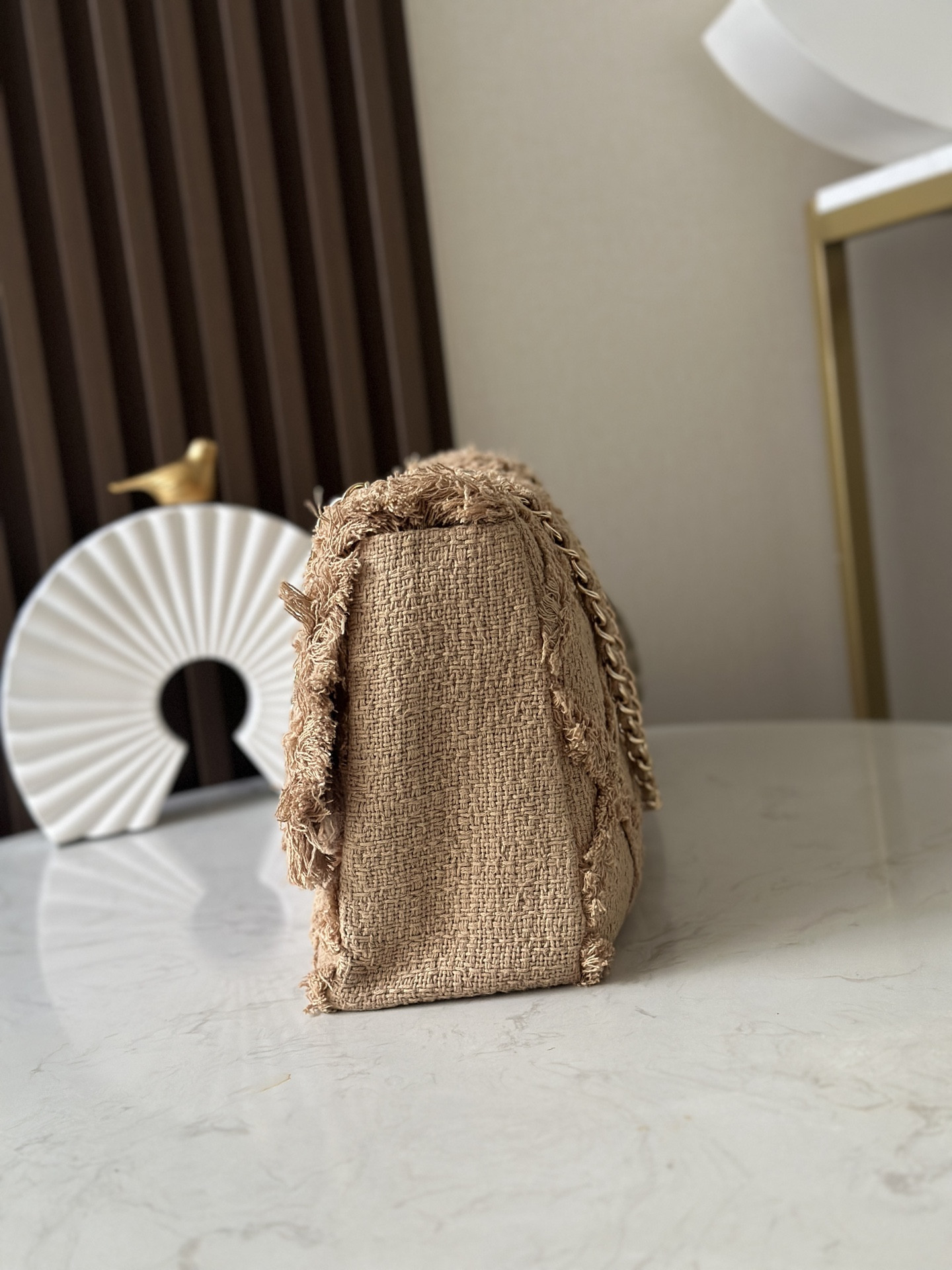 Ch**el vintage Flap bag 38x21x11cm