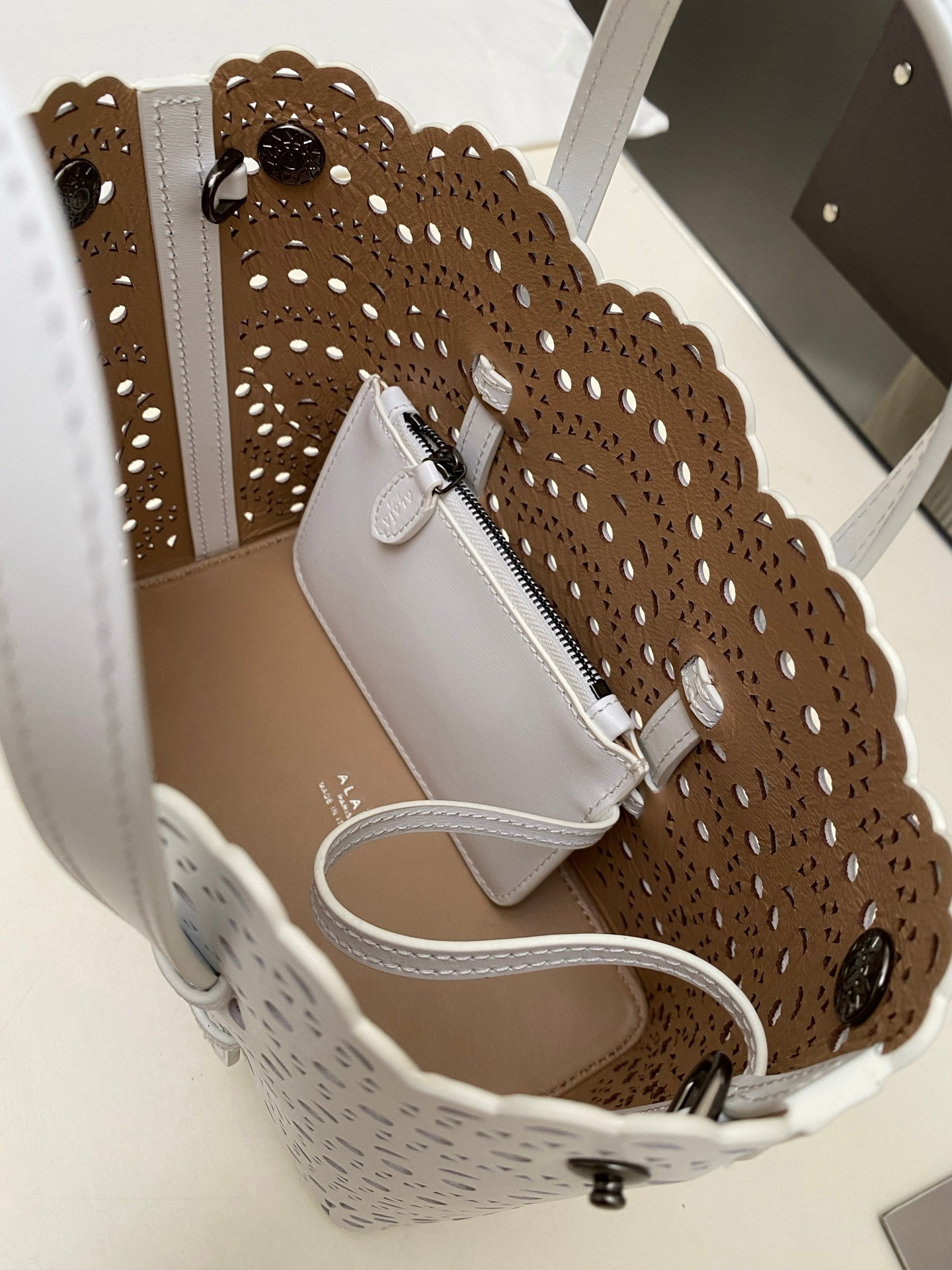 A1a1a Mina 20 bag In Vienne  Wave 20x17x10cm