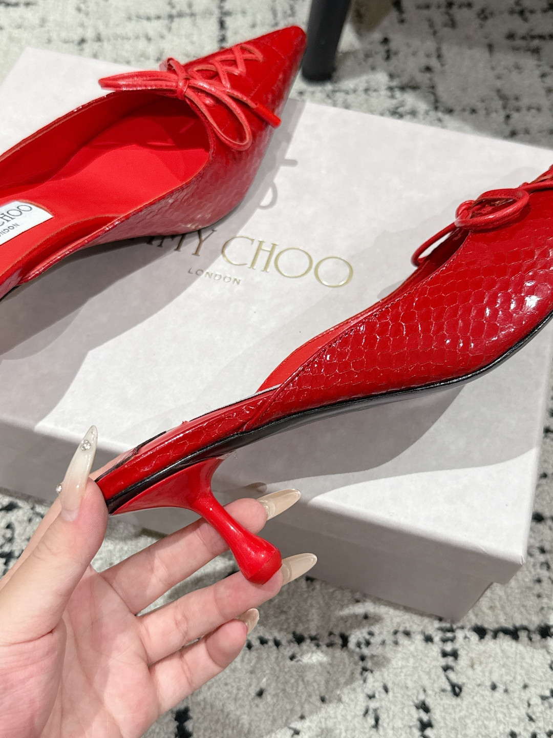 UA J1m*y Ch00 Scarlett Mule 5cm