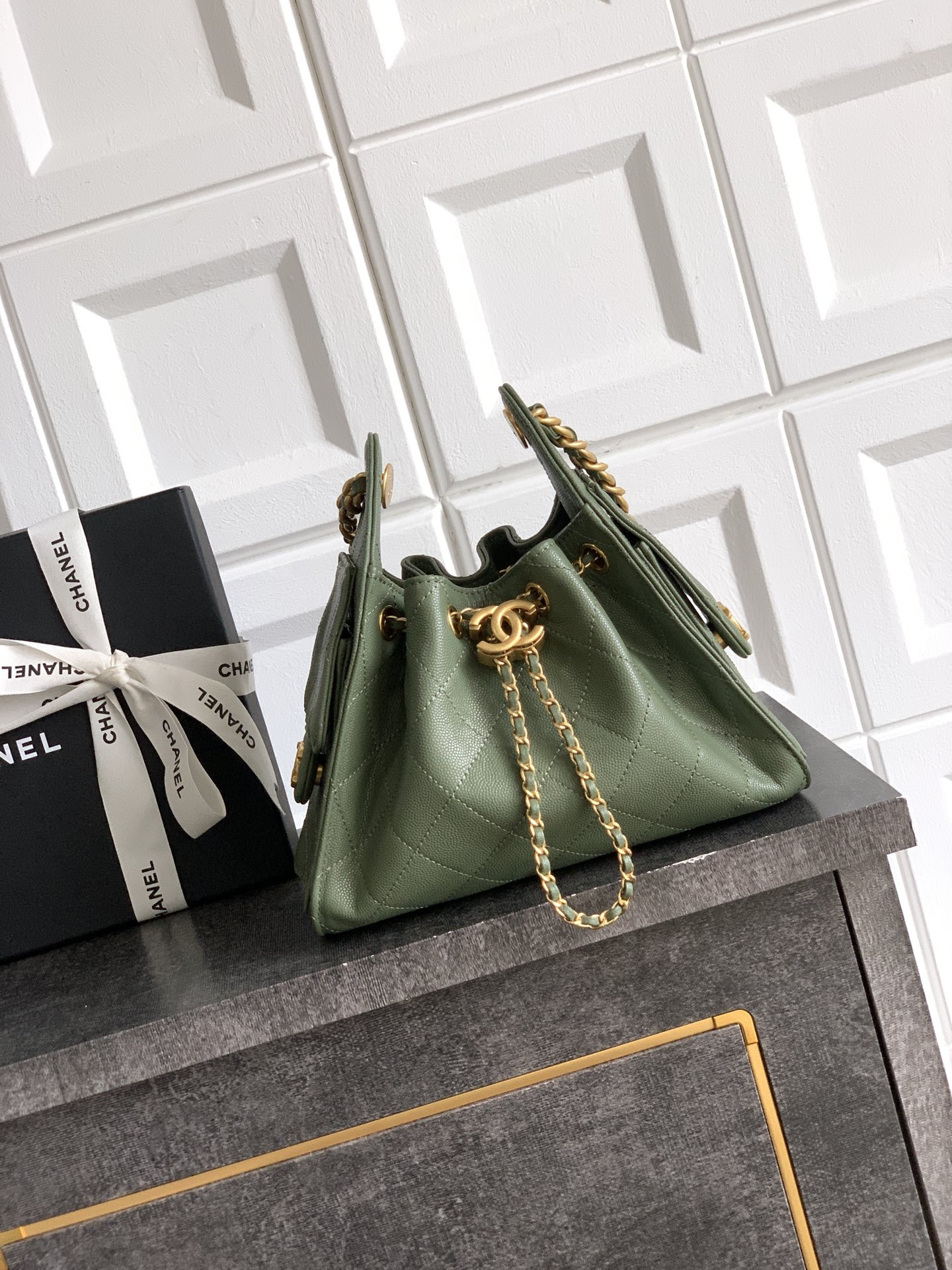 Ch**el 25C Bucket Bag 20x22x12.5cm