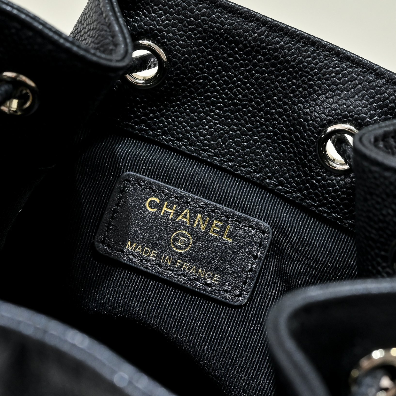 Ch**el Mini Bucket Bag 12.5x19x7.5cm