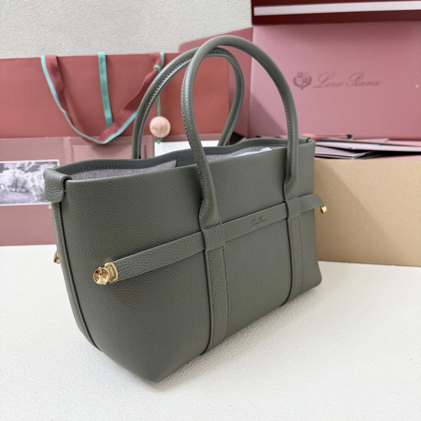 L0r0 P1ana Small Ghiera Shopper 28x19x12cm