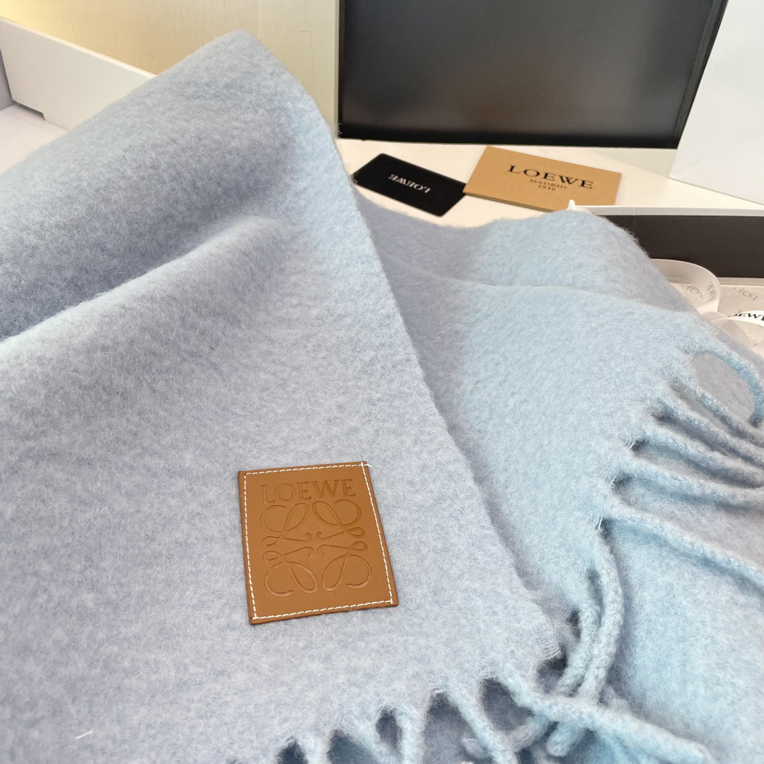 L0ew* Mohair scarf 40x185cm