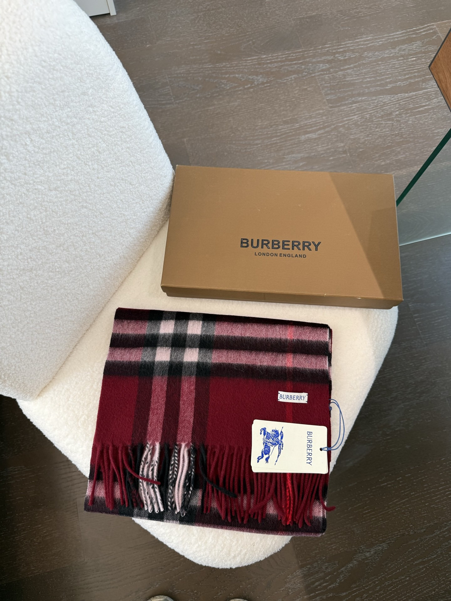 Bv*b*rry scarf 30x180cm