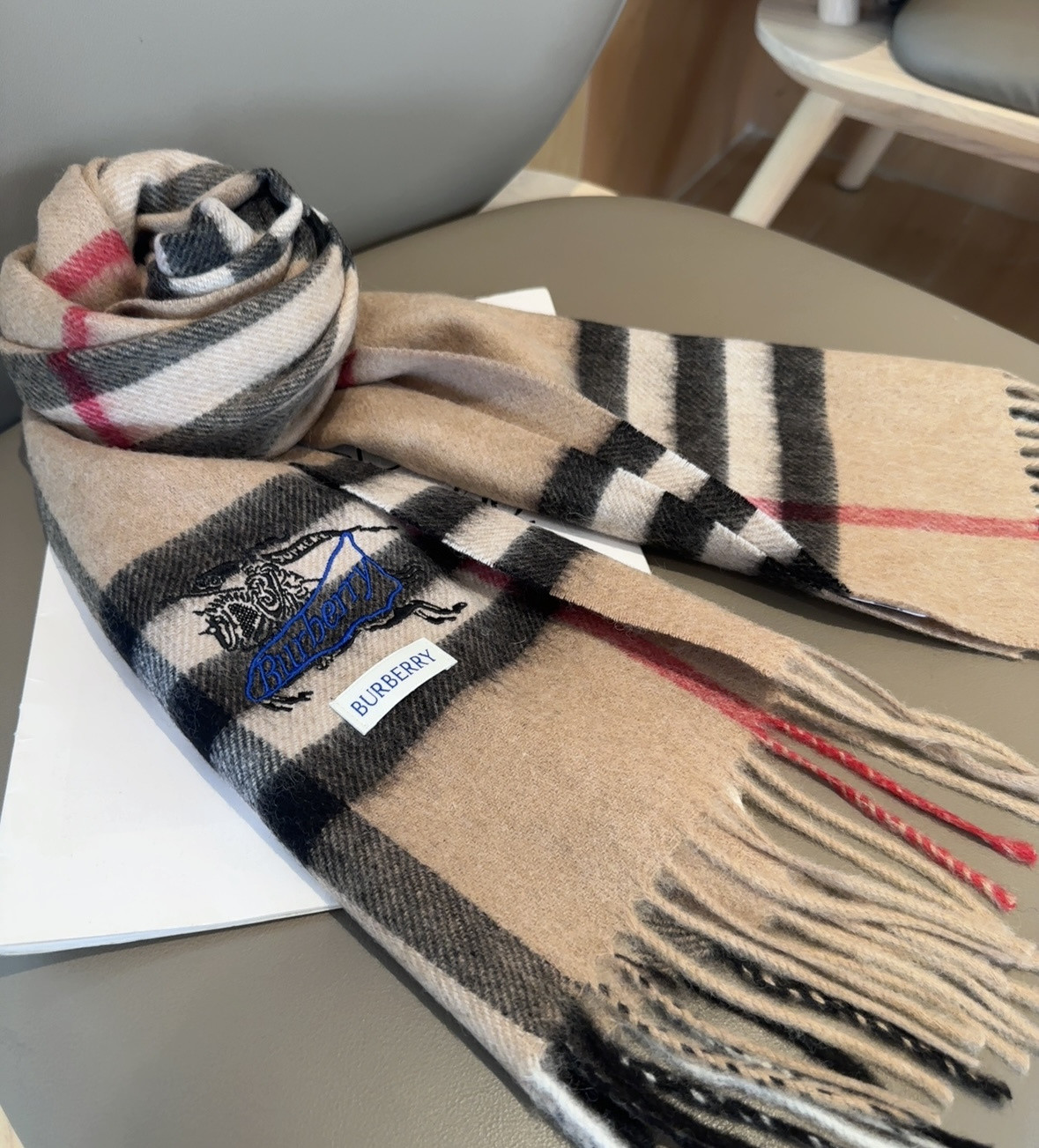 Bv*b*rry scarf 30x180cm
