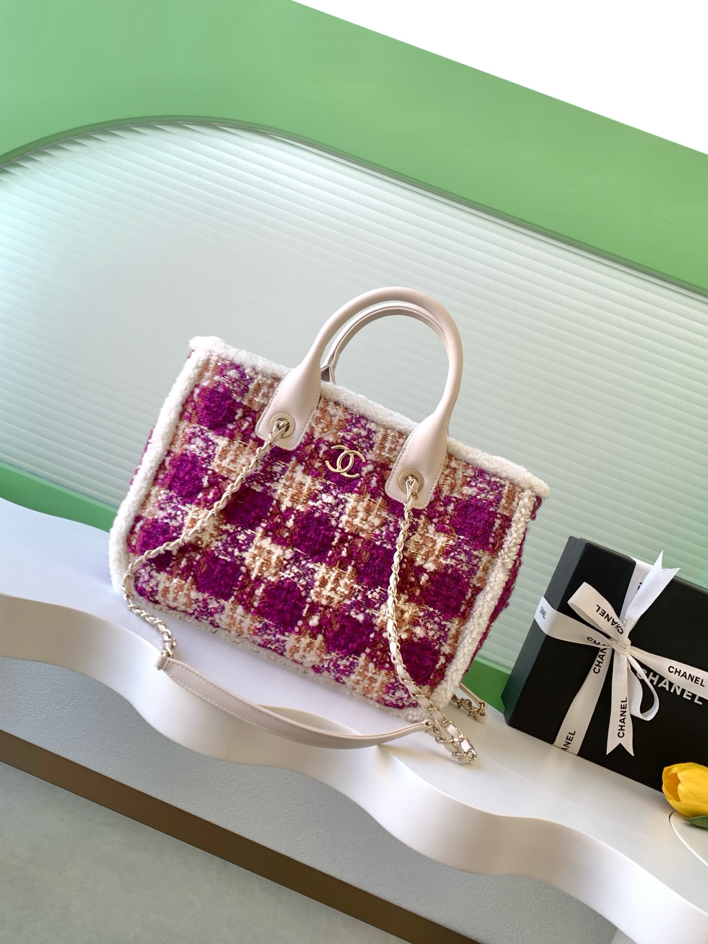 Ch**el Small Shopping Bag 24x33.5x11cm